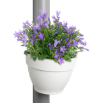 vibia campana pot gouttière 22cm blanc soie